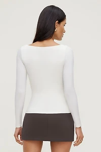 Nola Sculpt Long Sleeve Top