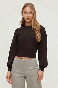 Chandail à manches bouffantes