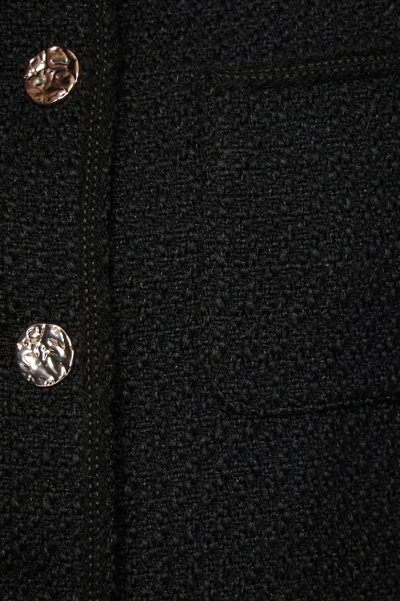 Veston écourté en tweed