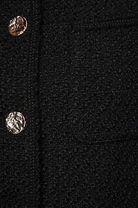 Veston écourté en tweed