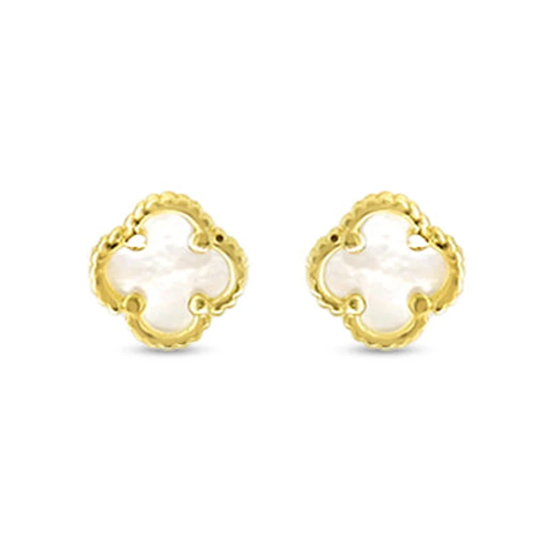 10K Yellow Gold Stud Earrings