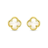 10K Yellow Gold Stud Earrings