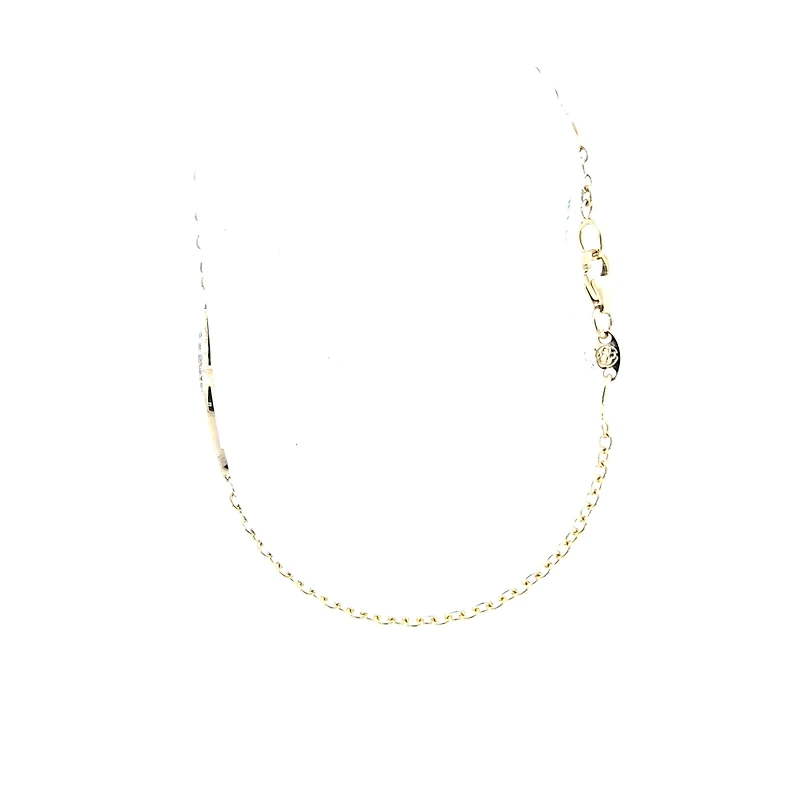 10K Yellow Gold Diamond Bracelet