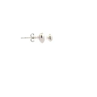 10K Delights White Gold Heart Shaped Stud Earrings