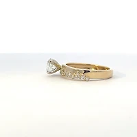 14K Yellow and White Gold 1.29cttw Canadian Diamond Ring - 4