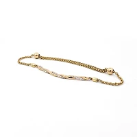 14K Yellow Gold Diamond Bracelet