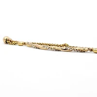 14K Yellow Gold Diamond Bracelet