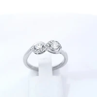 10K White Gold 0.40 cttw Diamond Ring - 4.5