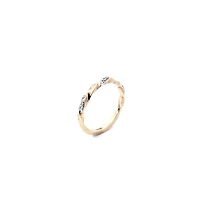 10K Yellow Gold 0.05 cttw Diamond Band