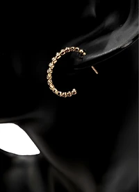 14K Yellow Gold cttw Diamond Earrings