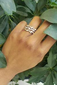 14K White Gold cttw Diamond Ring