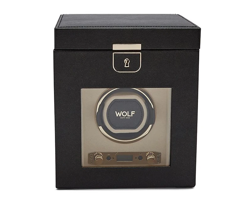 Palermo Single Watch Winder with Jewelry Storage