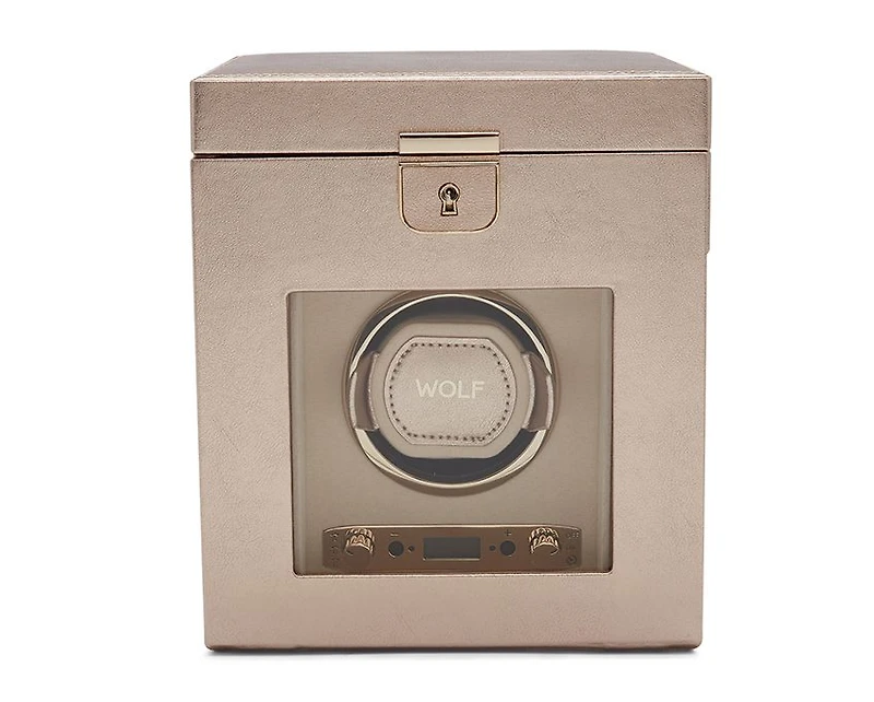 Palermo Single Watch Winder with Jewelry Storage