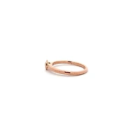 10K Rose Gold 0.25cttw Rose Gold Diamond Ring - 4