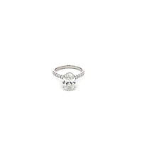 14K White Gold 2.50 cttw Lab Grown Diamond Engagement Ring - 4.5 /
