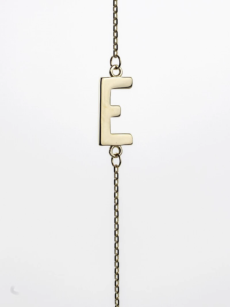 10K Initial Pendant - Letter A / Gold