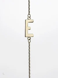 10K Initial Pendant - Letter A / Gold
