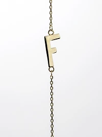 10K Initial Pendant - Letter A / Gold