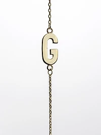 10K Initial Pendant - Letter A / Gold