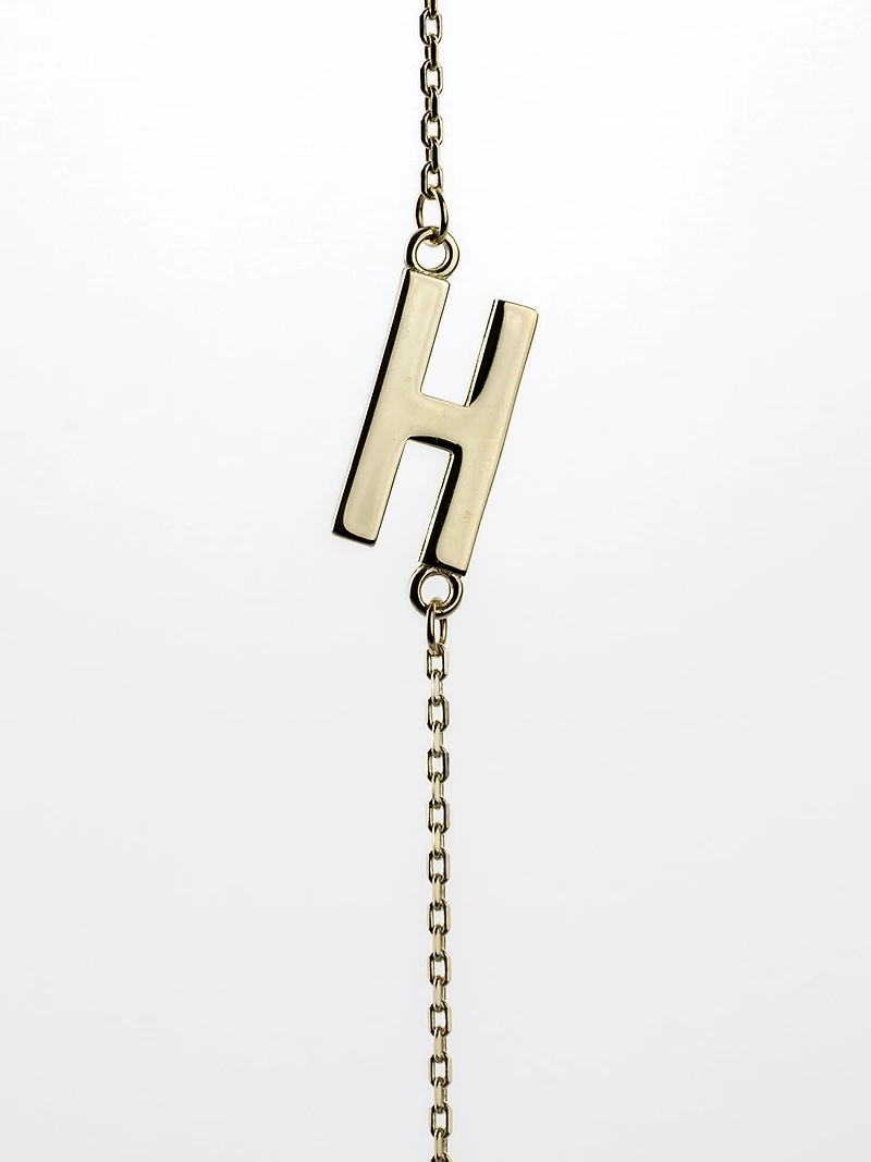 10K Initial Pendant - Letter A / Gold