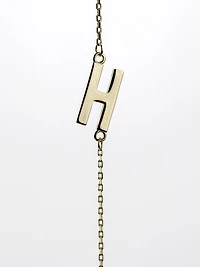 10K Initial Pendant - Letter A / Gold