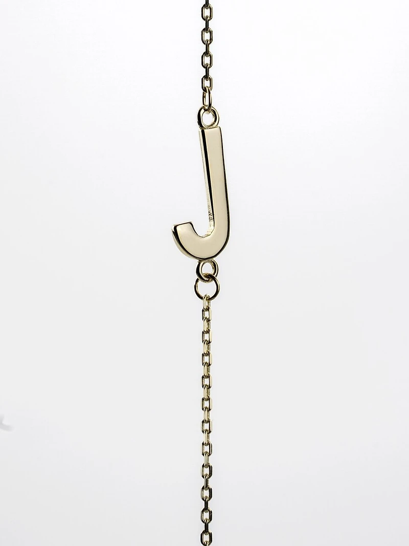 10K Initial Pendant - Letter A / Gold