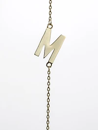 10K Initial Pendant - Letter A / Gold
