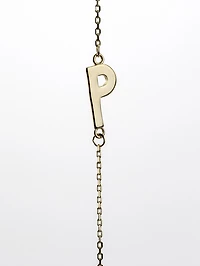 10K Initial Pendant - Letter A / Gold