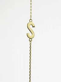 10K Initial Pendant - Letter A / Gold