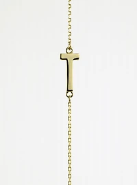 10K Initial Pendant - Letter A / Gold