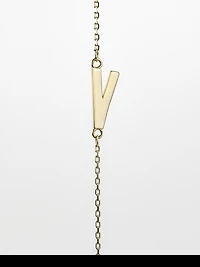 10K Initial Pendant - Letter A / Gold