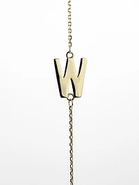 10K Initial Pendant - Letter A / Gold