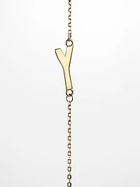 10K Initial Pendant - Letter A / Gold