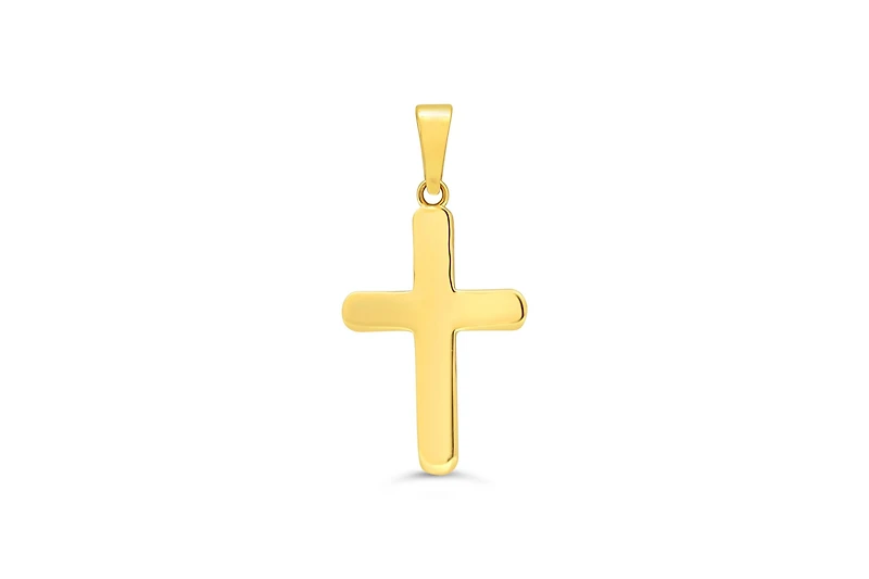 10K Yellow Gold Cross Charm