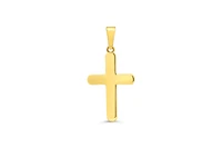 10K Yellow Gold Cross Charm