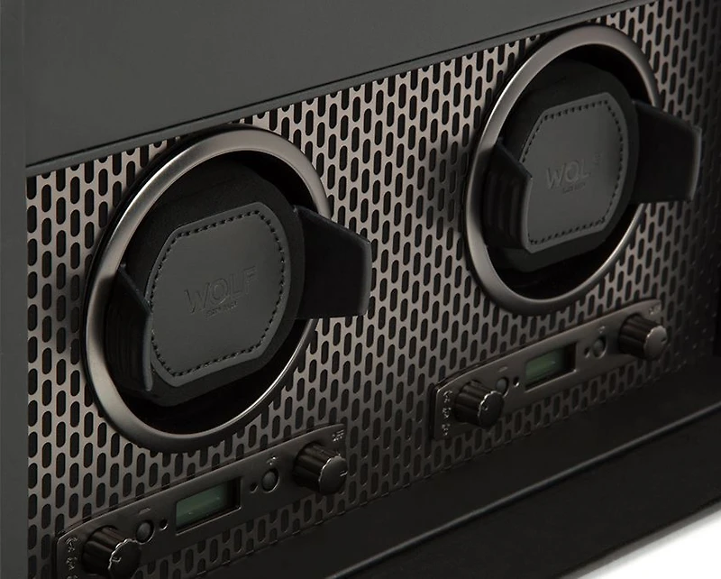 Axis Double Watch Winder with Storage 