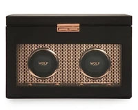 Axis Double Watch Winder with Storage 