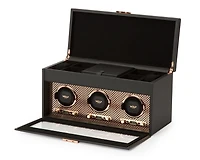 Axis Triple Watch Winder with Storage 