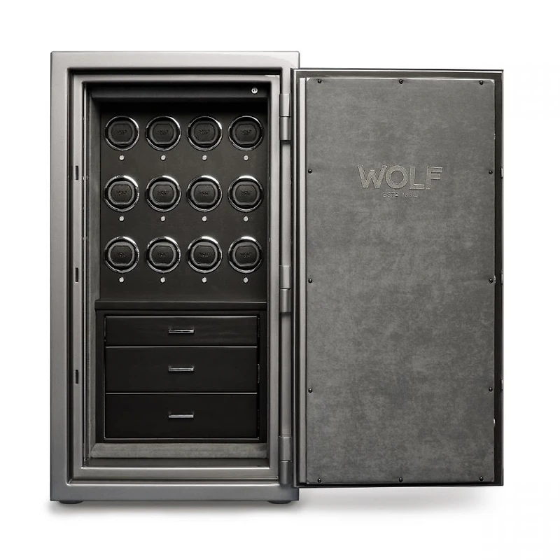 Atlas 12 Piece Winder Safe - Onyx