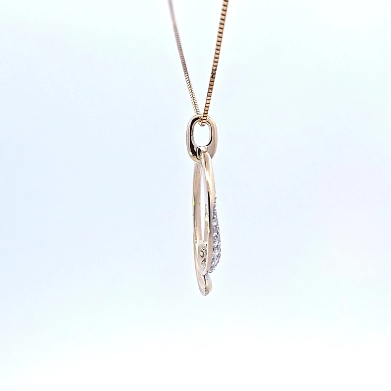 10K Yellow Gold 0.50cttw Diamond Necklace