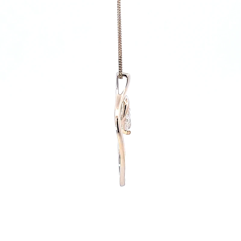 10K Yellow Gold Lab Grown Diamond Necklace