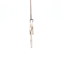 10K Yellow Gold Lab Grown Diamond Necklace