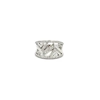 10K White Gold 0.53cttw  Diamond Ring - 4