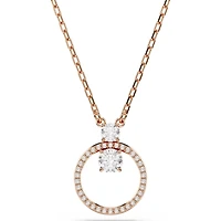 Swarovski - Constella pendant, Round cut, White, Rose gold-tone plated 5692266