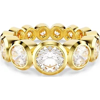 Swarovski - Imber ring, Mixed round cuts, White, Gold-tone plated 5705476