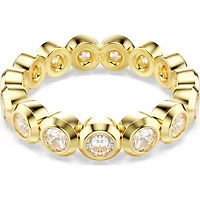 Swarovski - Imber ring, Round cut, White, Gold-tone plated 5714309