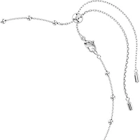 Una Angelic pendant, Round cut, Double sided motifs, White, Rhodium plated 5733116