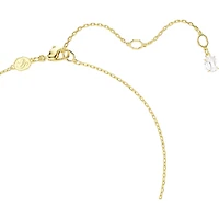 Swarovski Mesmera Attract necklace, Heart, White, Gold-tone plated 5733475
