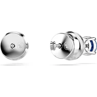 Swarovski Stilla Attract stud earrings, Round cut, White, Rhodium plated 5734250