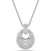 Sublima pendant, White, Rhodium plated 5735223
